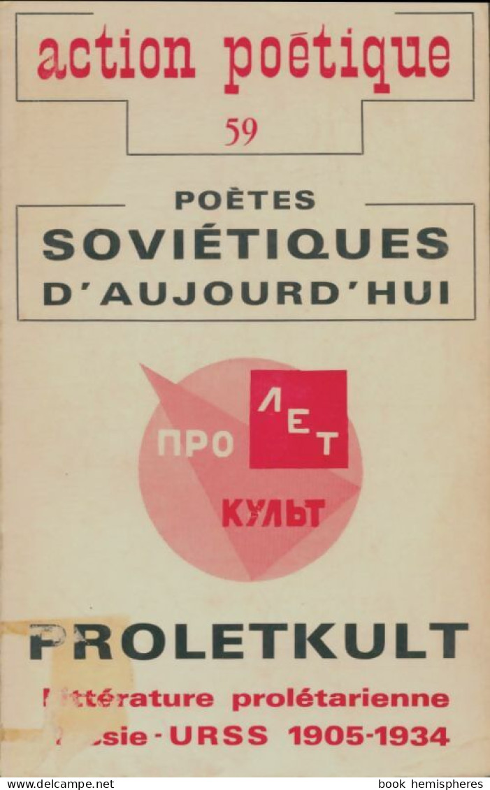 Action Poétique N°59 (1974) De Collectif - Zonder Classificatie