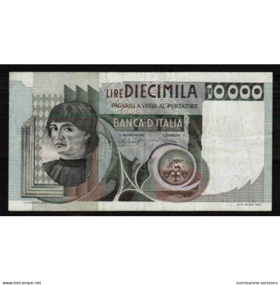 ITALIE - PICK 106 A - 10.000 LIRE - 29/12/1978 - TB - Other & Unclassified