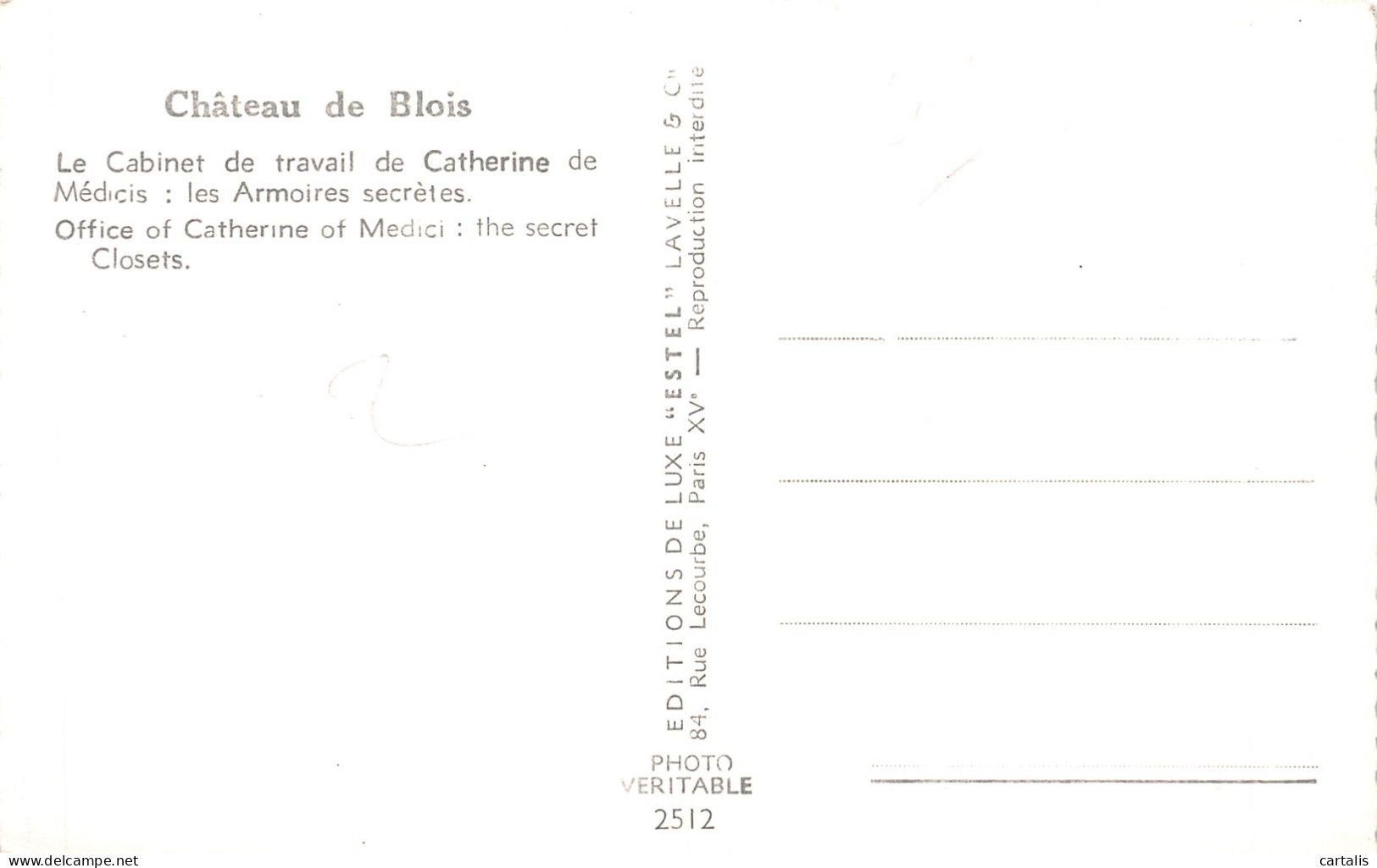 41-BLOIS LE CHATEAU-N°4221-H/0013 - Blois
