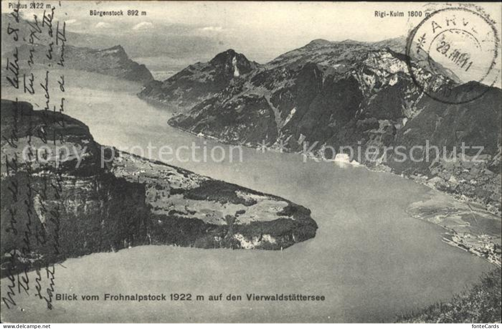 11672826 Stoos SZ Blick Vom Frohnalpstock Auf Vierwaldstaettersee Stoos SZ - Autres & Non Classés