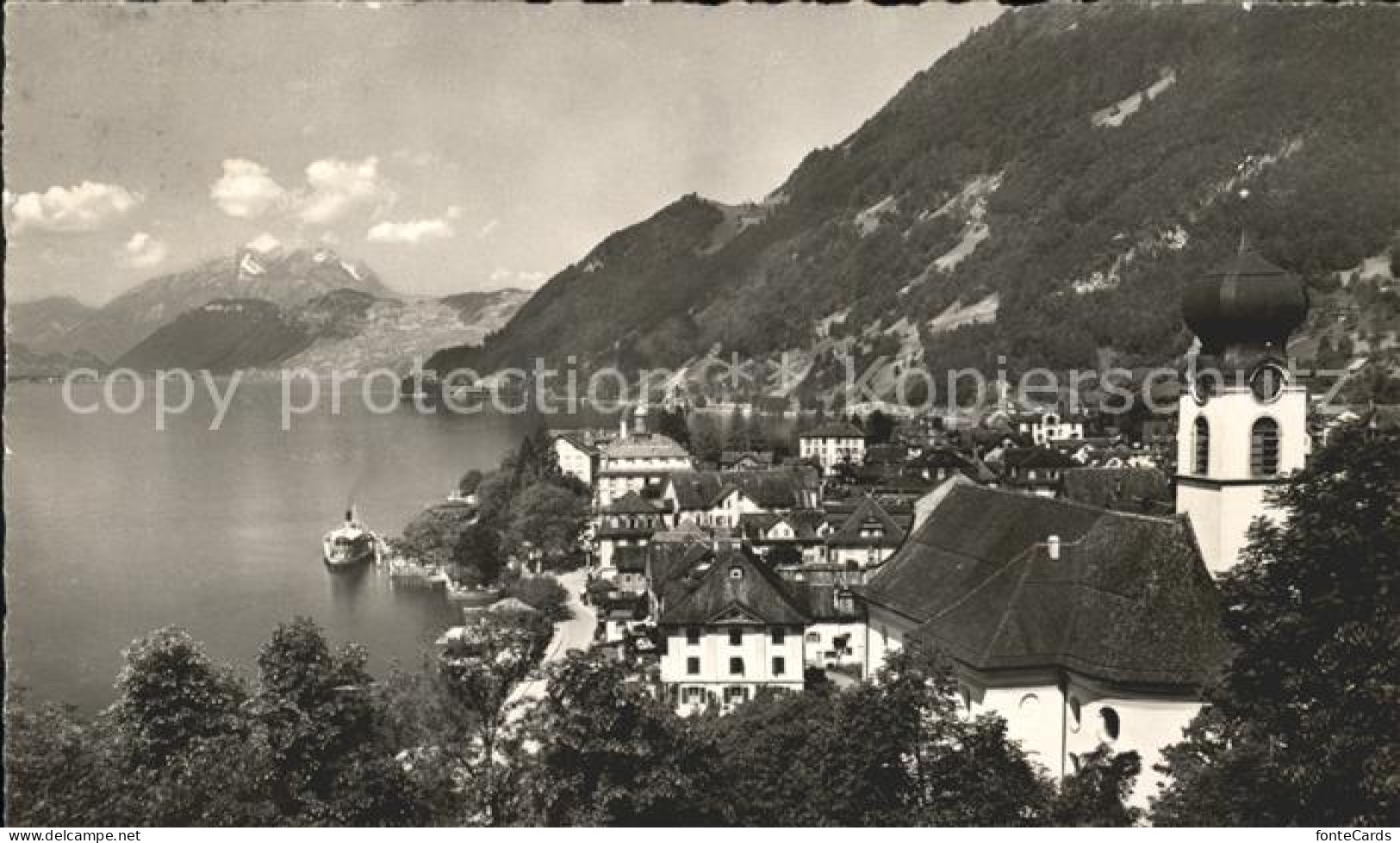 11672796 Gersau Vierwaldstaettersee Panorama Gersau - Andere & Zonder Classificatie