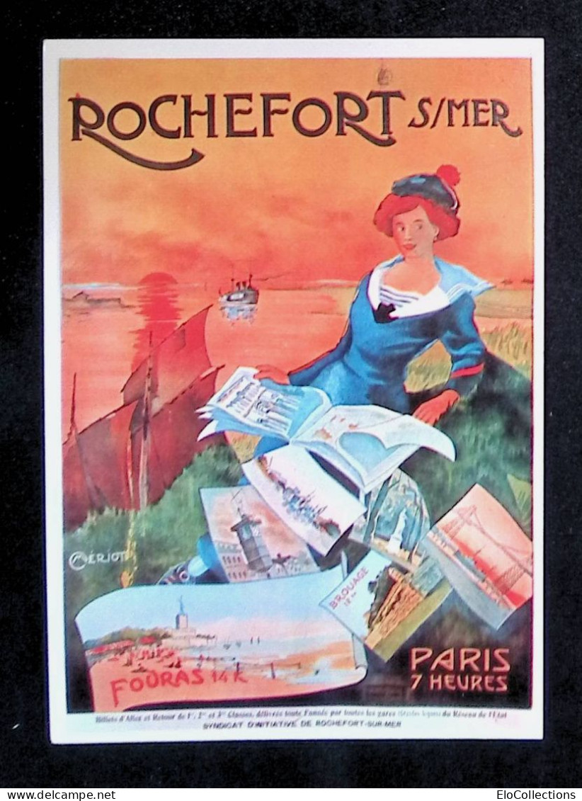 Cp, Publicité, Réseau De L'état, Rochefort S/Mer, Meriot, Ed. Mic Max, Collections La Vie Du Rail, Vierge - Advertising