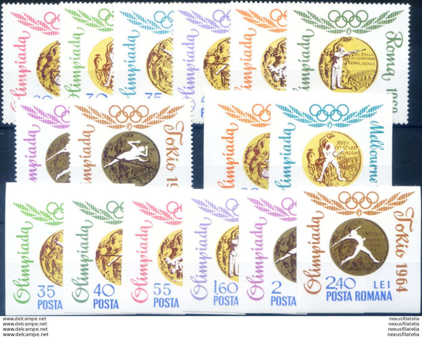 Sport. Olimpiadi. Medagliati 1956-1964. - Autres & Non Classés