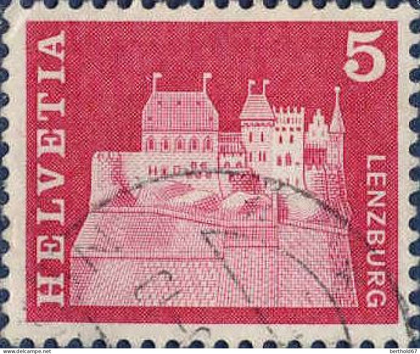 Suisse Poste Obl Yv: 815 Mi: 878 Lenzburg (cachet Rond) - Used Stamps