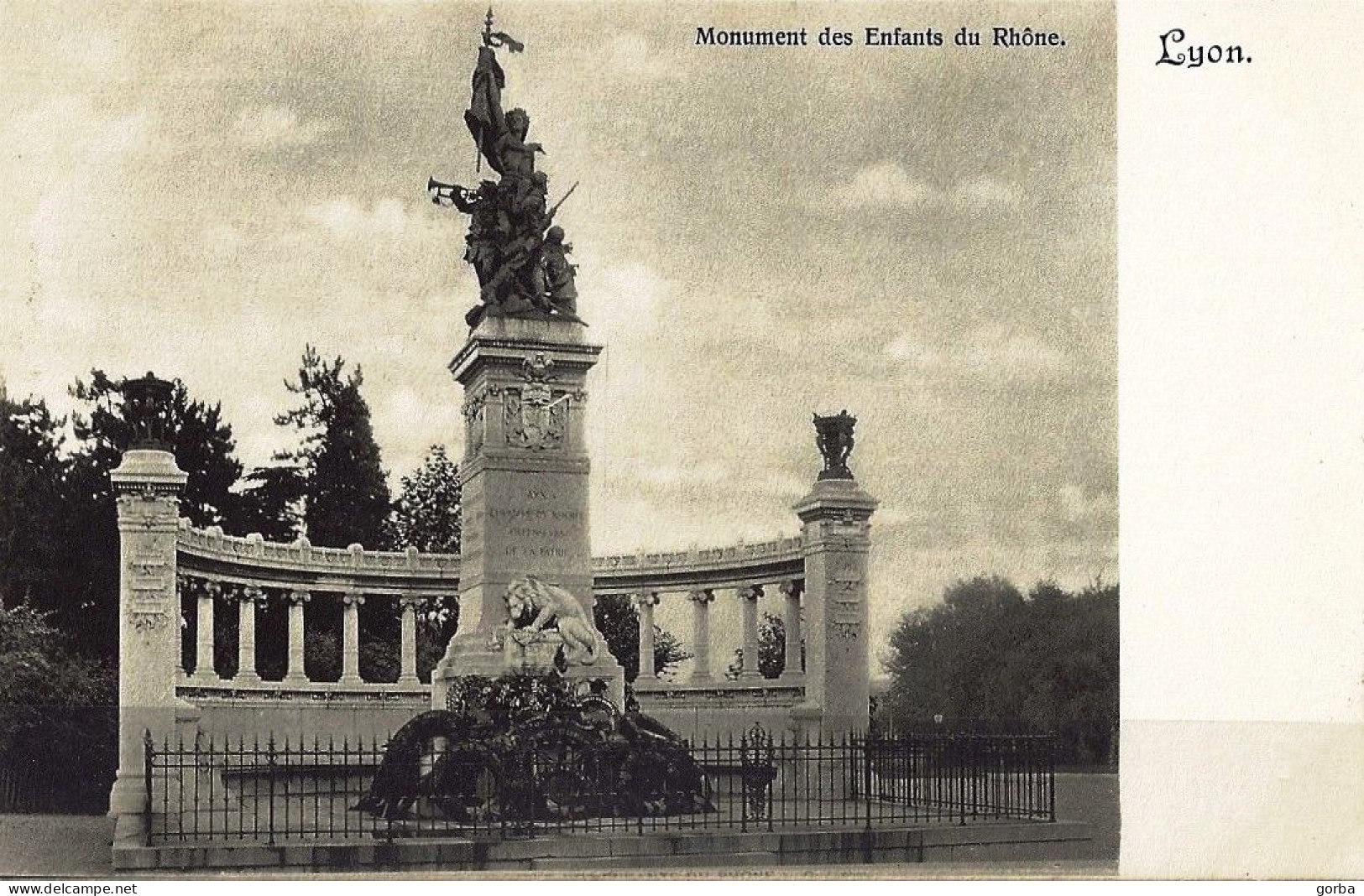 *CPA - 69 - LYON - 6ème - Monument Des Enfants Du Rhône - Lyon 6