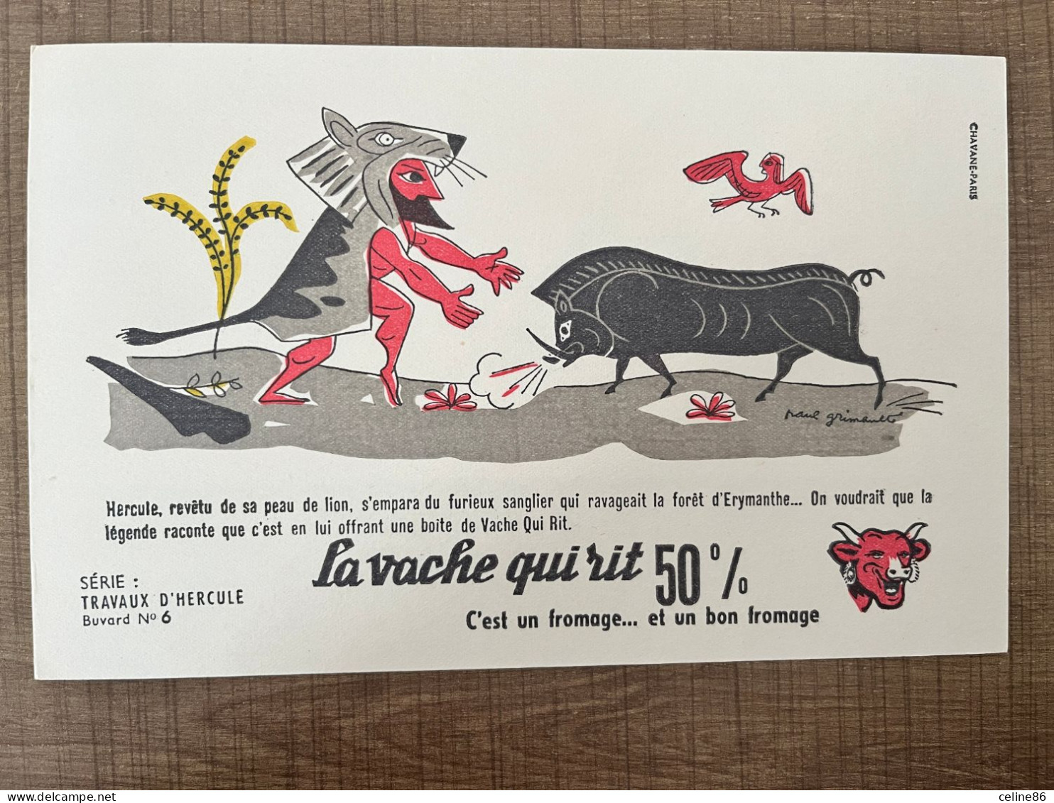 La Vache Qui Rit 50 % SERIE : Travaux D'hercule Buvard N°6 - Levensmiddelen
