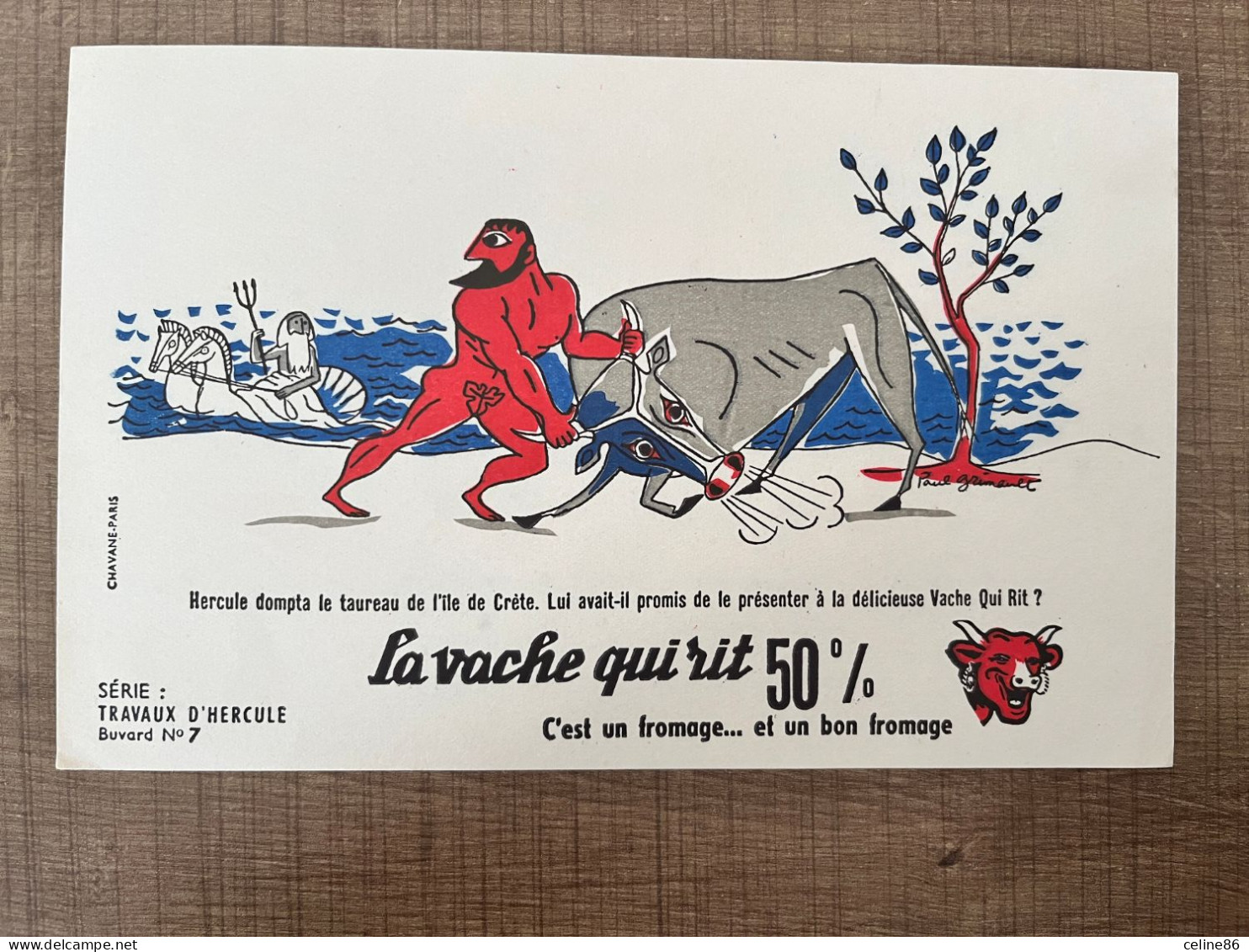 La Vache Qui Rit 50 % SERIE : Travaux D'hercule Buvard N°7 - Food