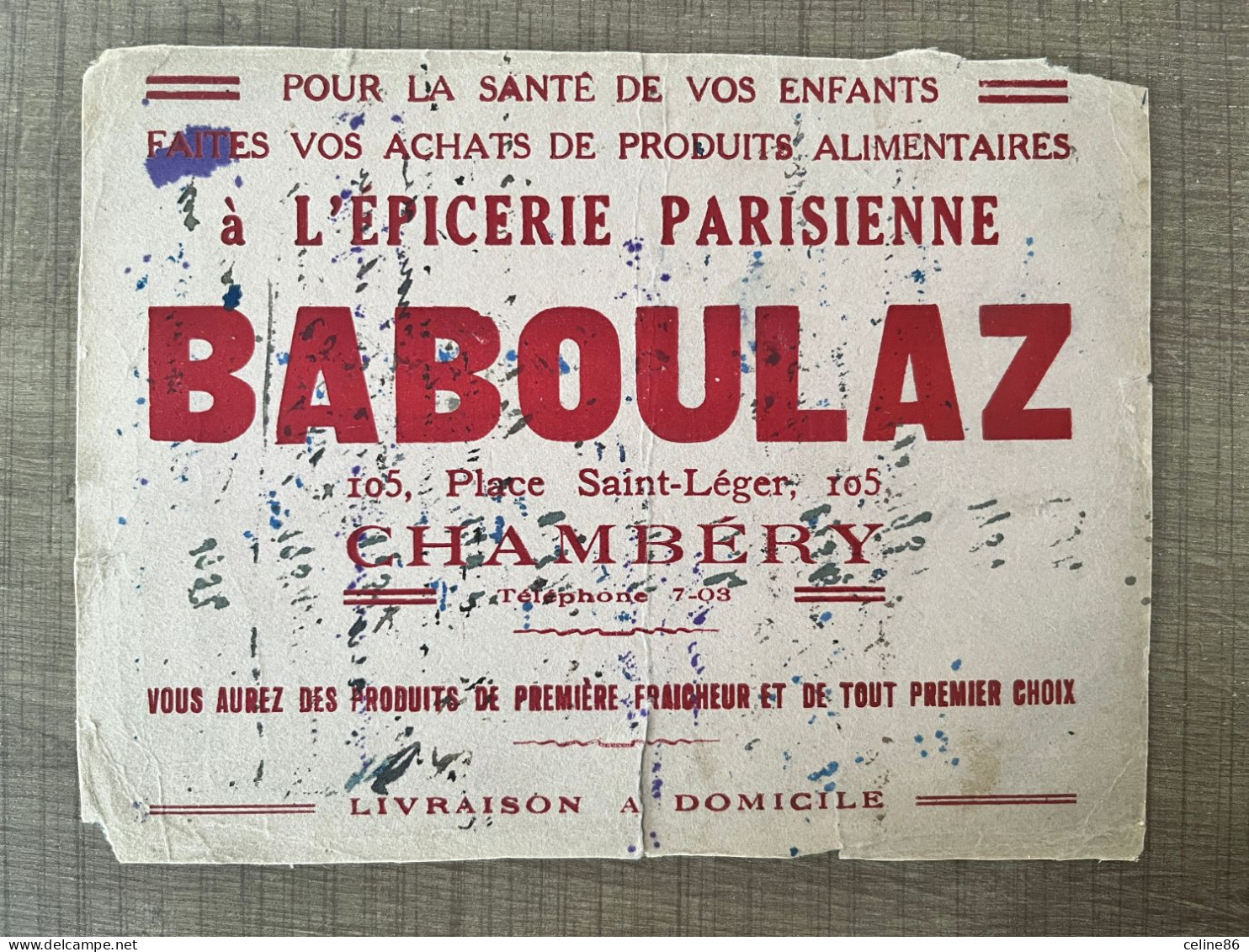 épicerie Parisienne BABOULAZ - Levensmiddelen