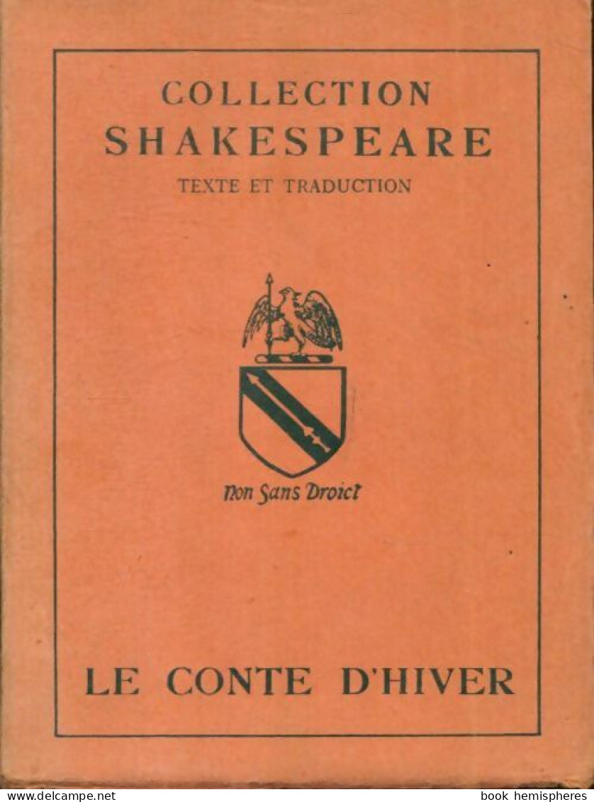 Le Conte D'hiver (1947) De William Shakespeare - Altri & Non Classificati