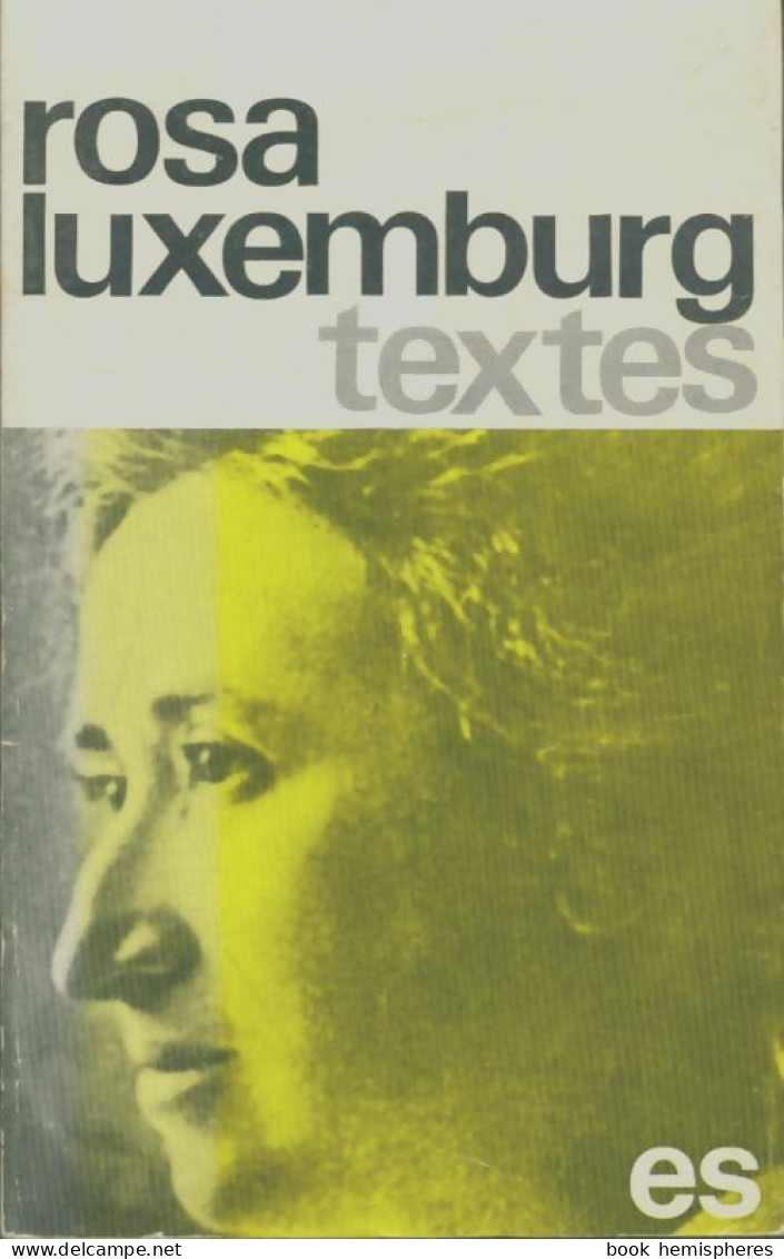 Textes (1969) De Rosa Luxemburg - Politique
