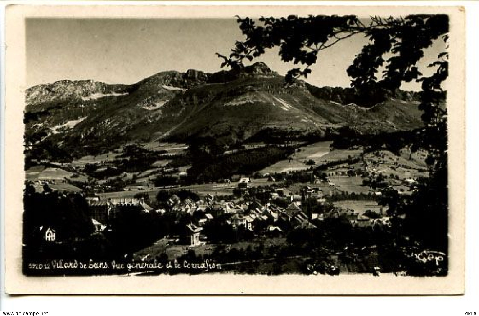 CPSM GEP  9 X 14 Isère VILLARD DE LANS Vue Générale Et Le Cornafion - Villard-de-Lans