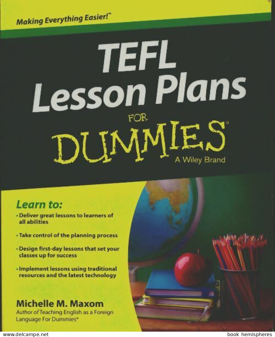 TEFL Lesson Plans For Dummies (2014) De Michelle Maxom - Autres & Non Classés