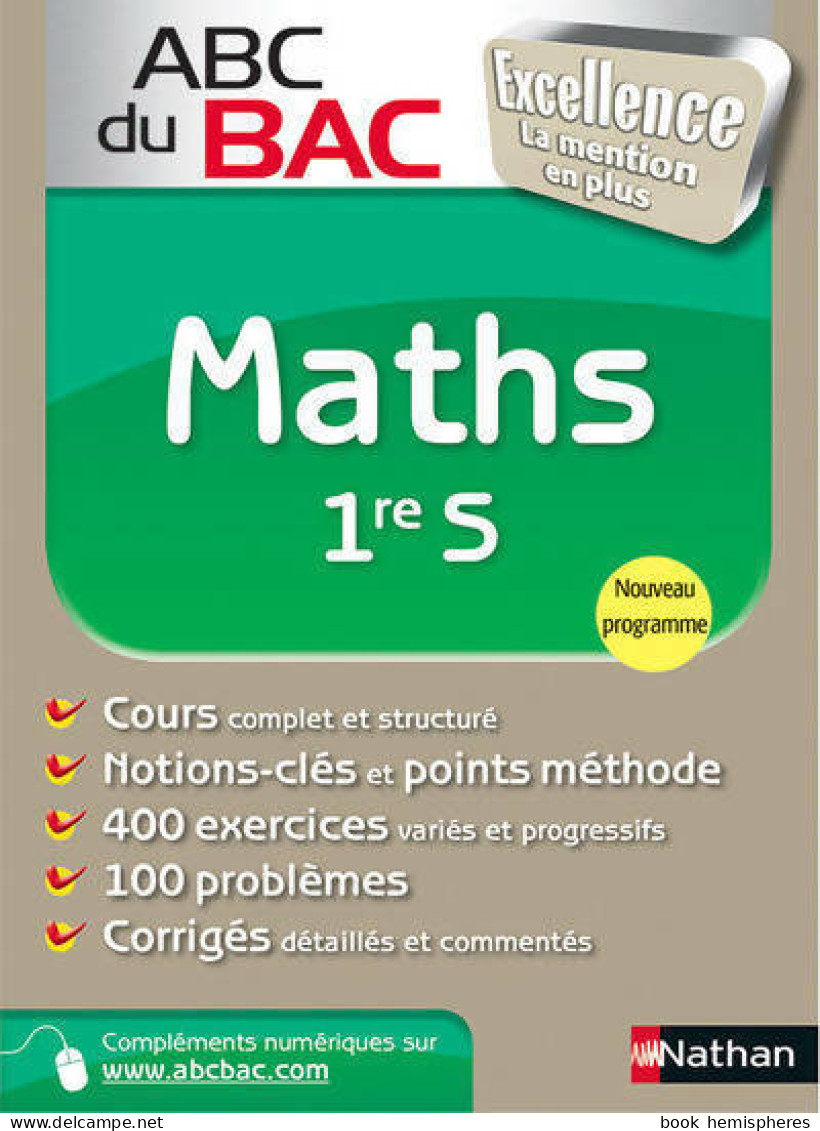 Maths 1ère S (2014) De Christian Lixi - 12-18 Jahre