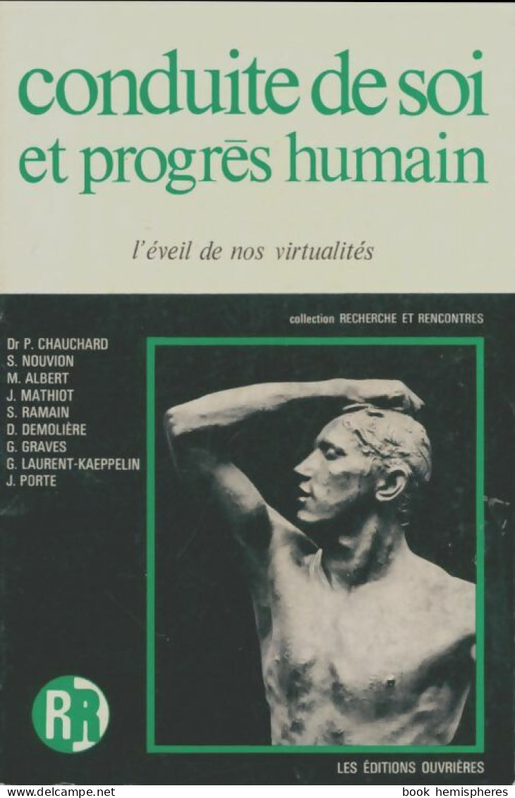 Conduite De Soi Et Progrès Humain (1972) De Collectif - Psychologie/Philosophie