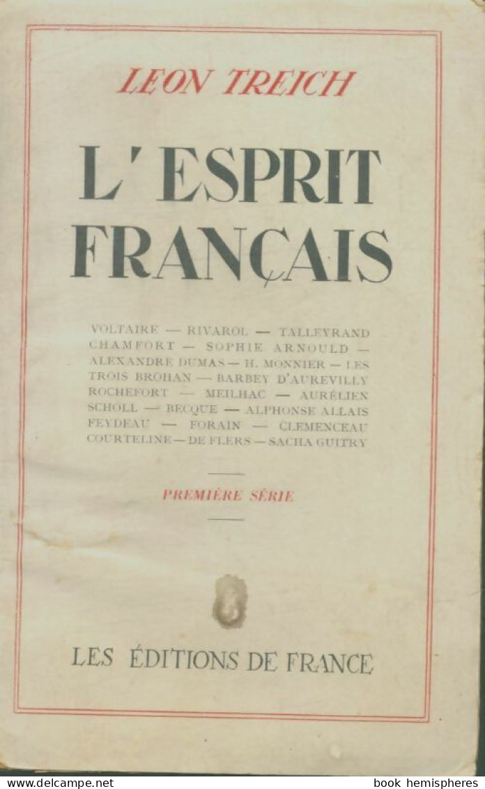 L'esprit Français Première Série (1943) De Collectif - Autres & Non Classés