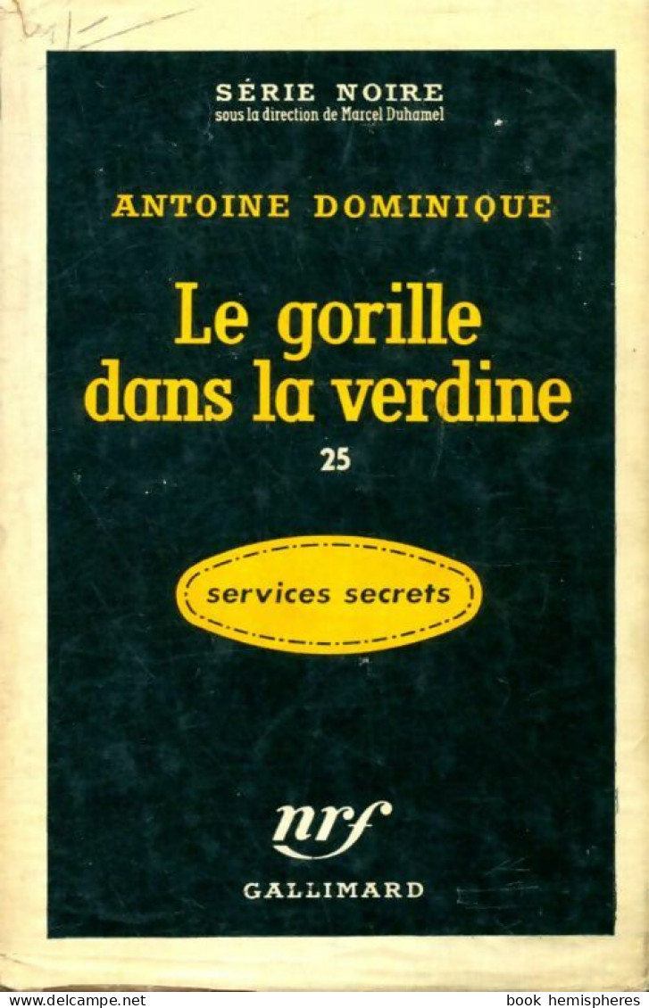 Le Gorille Dans La Verdine (1957) De Antoine-L. Dominique - Sonstige & Ohne Zuordnung