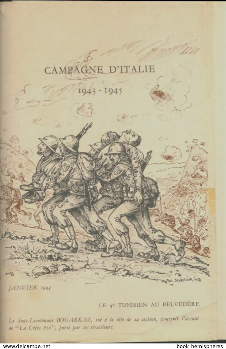 Campagne D'Italie 1943-1945 (0) De Collectif - Guerre 1939-45