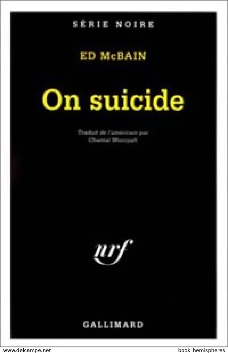 On Suicide (1964) De Ed McBain - Andere & Zonder Classificatie