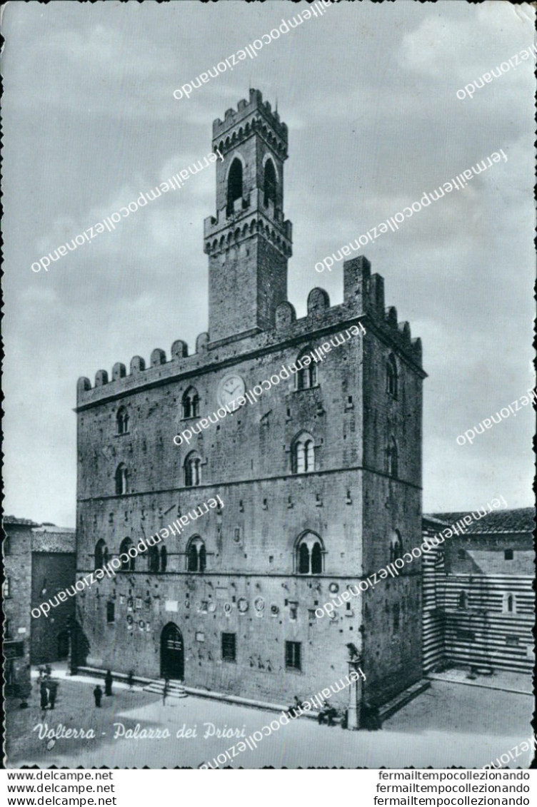 S701 Cartolina Volterra Palazzo Dei Priori Provincia Di Pisa - Pisa