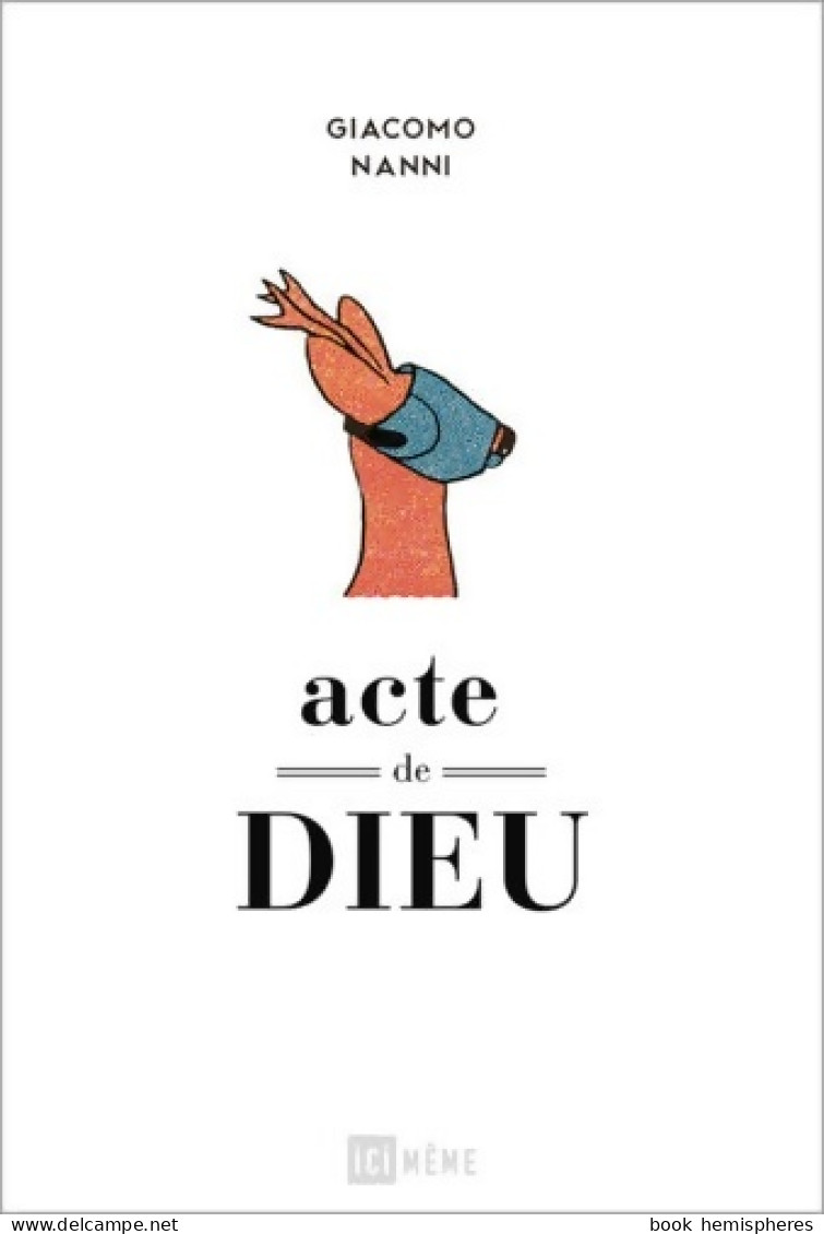 Acte De Dieu (2019) De Giacomo Nanni - Autres & Non Classés