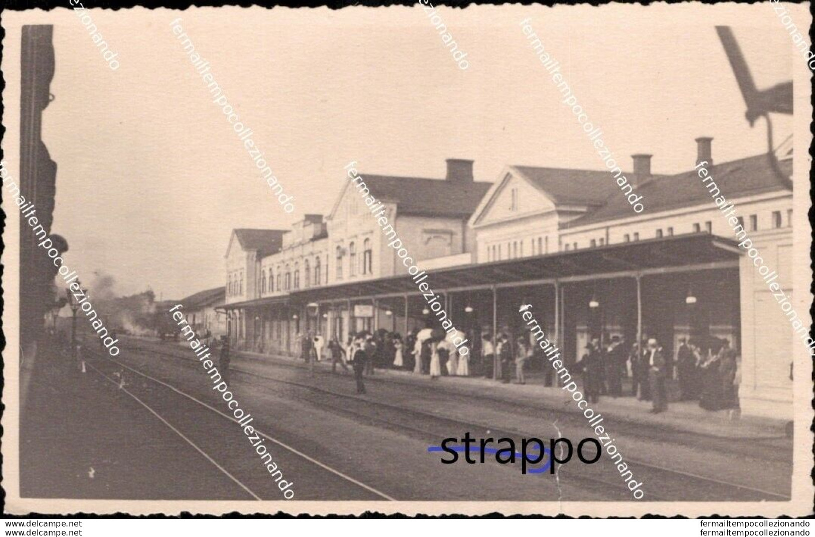 Am771 Cartolina Cpa Linea Vienna Varsavia Stazione Di Bialostok Polonia - Other & Unclassified