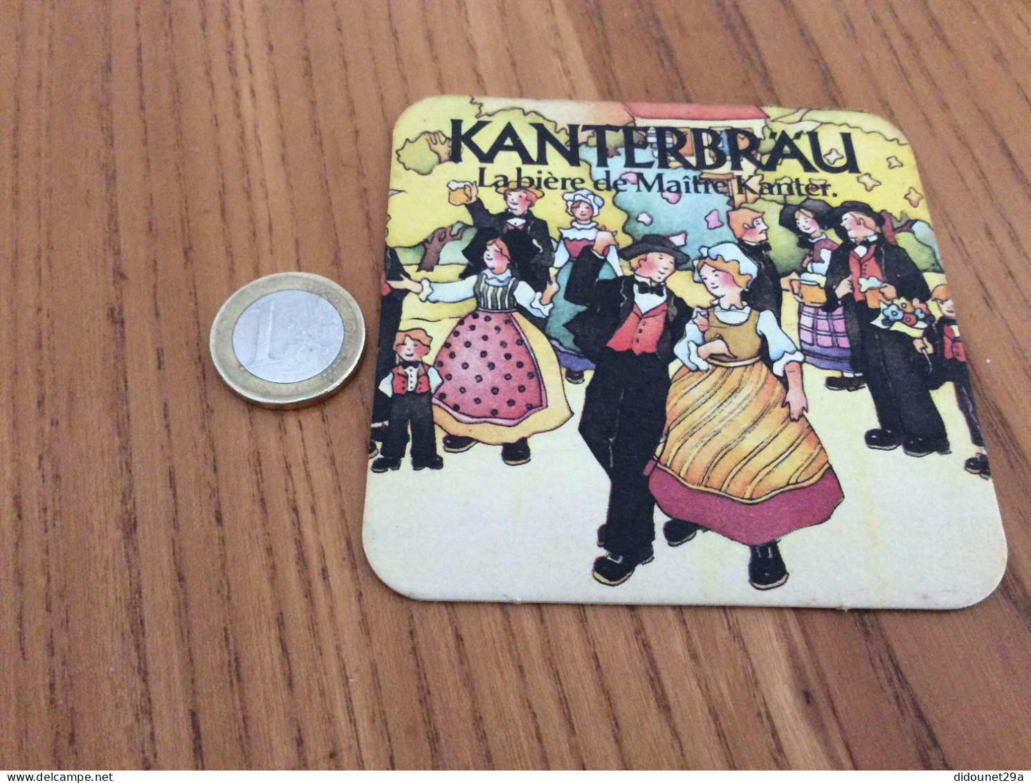 Sous-bock "Kanterbrau (danse Folklorique)" (dos Nu) - Bierdeckel