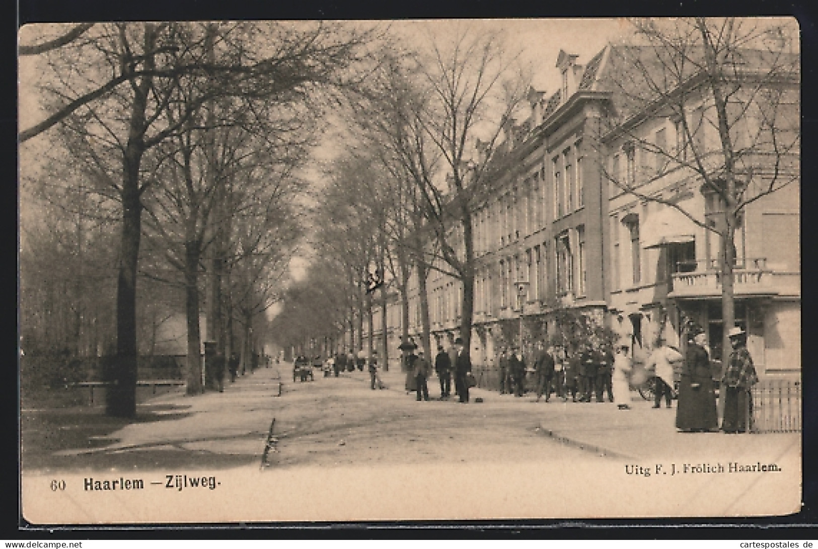 AK Haarlem, Zijlweg Mit Passanten  - Haarlem