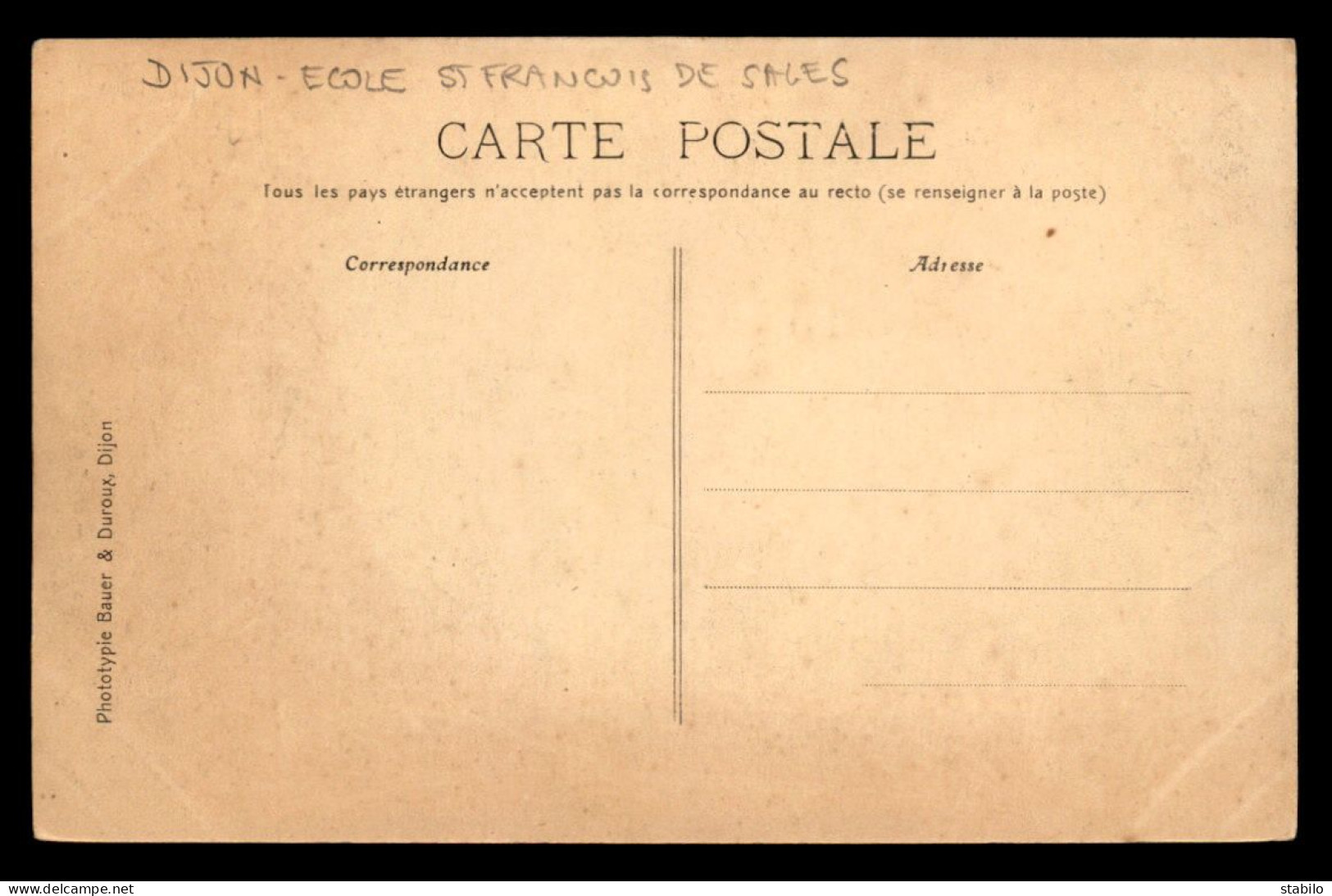 21 - DIJON - ECOLE ST-FRANCOIS-DE-SALES - REPRESENTATION THEATRALE DU BOURGEOIS GENTILHOMME FEVRIER 1905 - Dijon