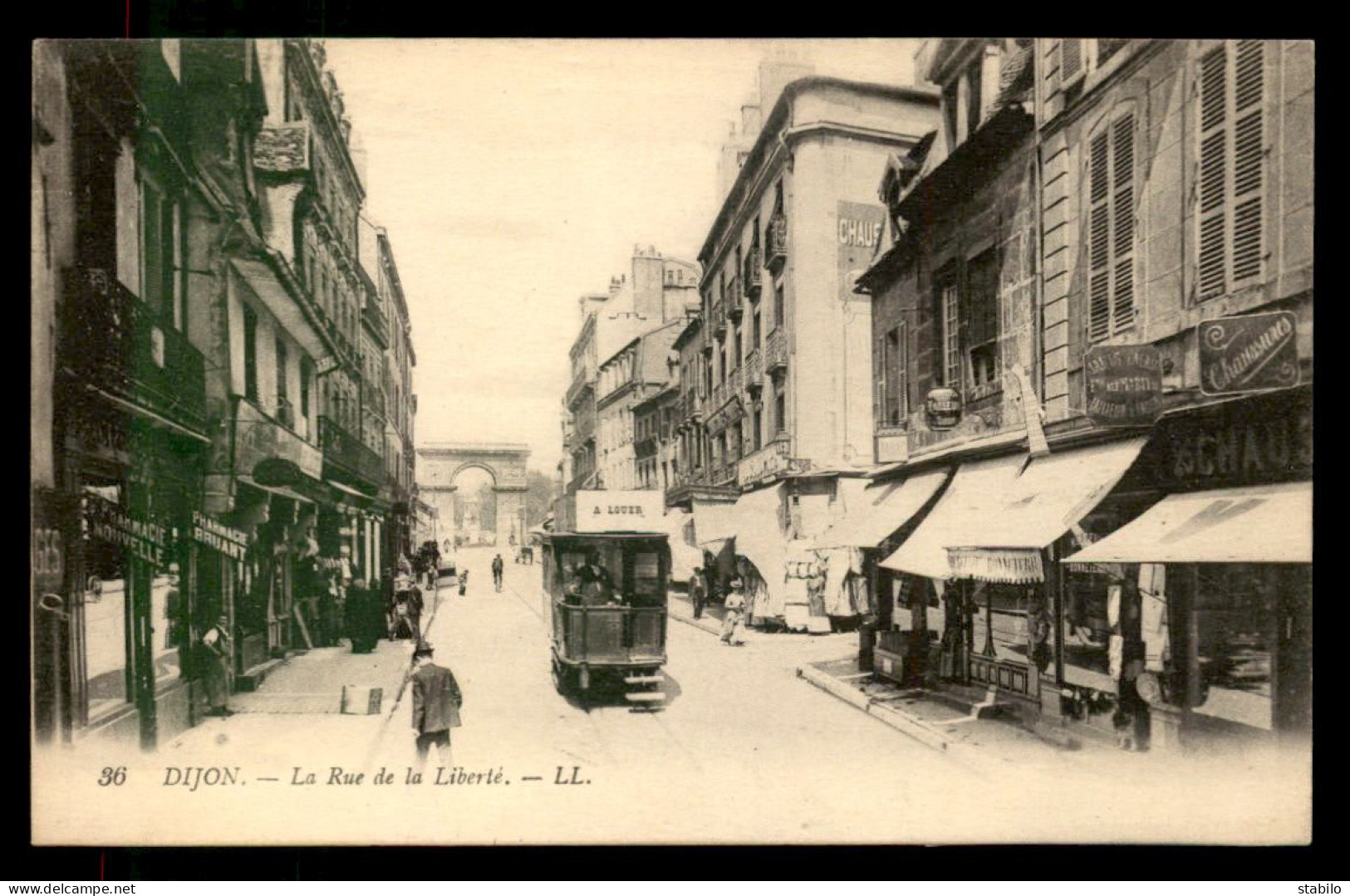 21 - DIJON - RUE DE LA LIBERTE - TRAMWAY - Dijon