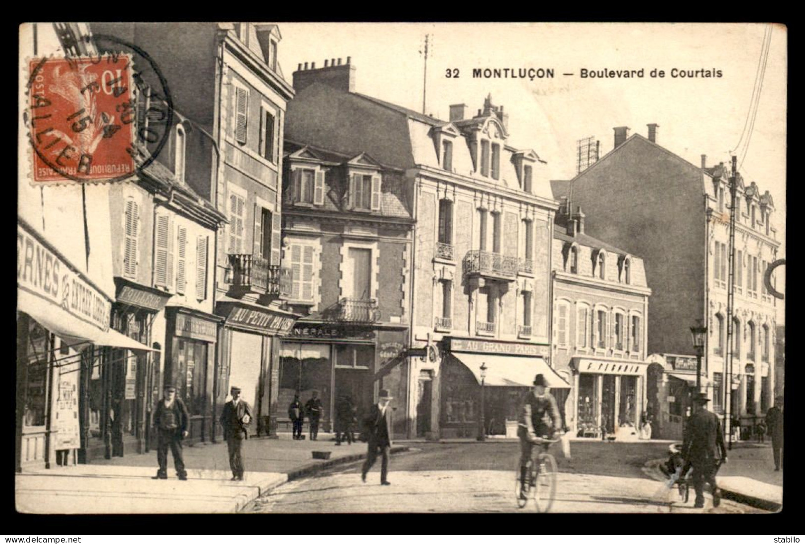 03 - MONTLUCON - BOULEVARD DE COURTAIS - BANQUE SOCIETE GENERALE - Montlucon