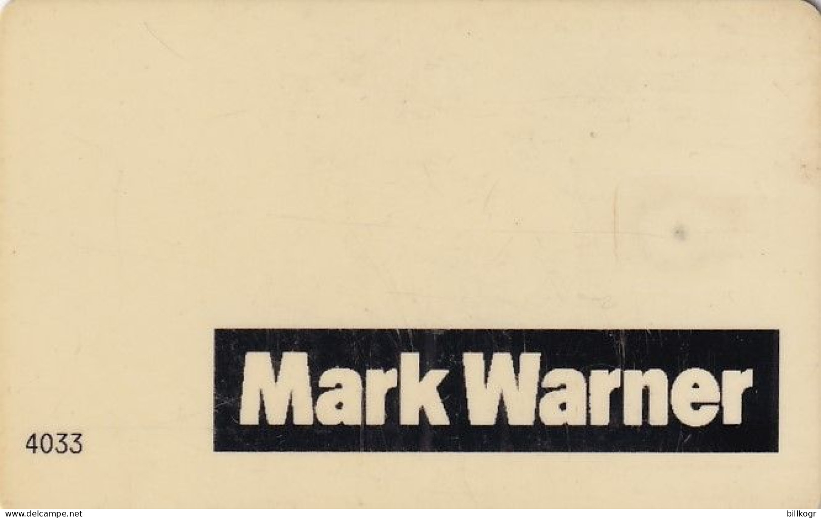 UK - Mark Warner Paycard, Used - Autres & Non Classés