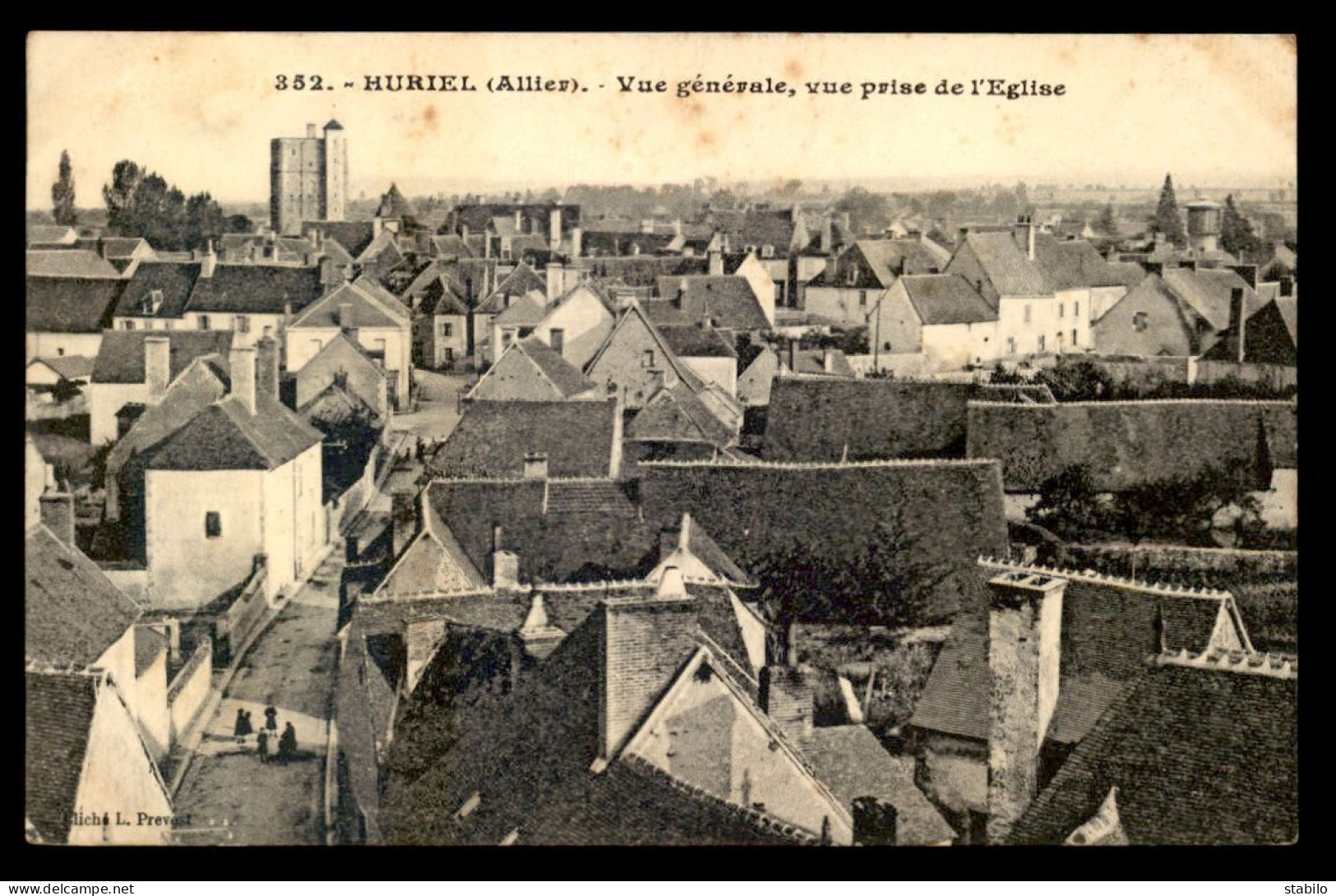03 - HURIEL - VUE GENERALE PRISE DE L'EGLISE - Other & Unclassified