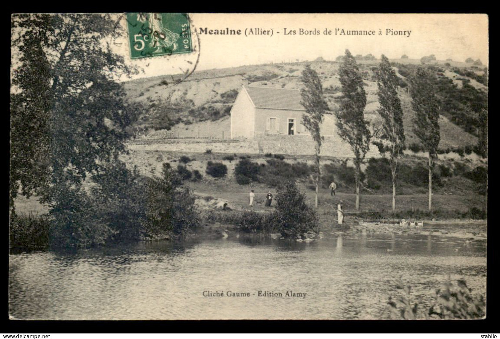 03 - MEAULNE - LES BORDS DE L'AUMANCE A POINRY - Autres & Non Classés