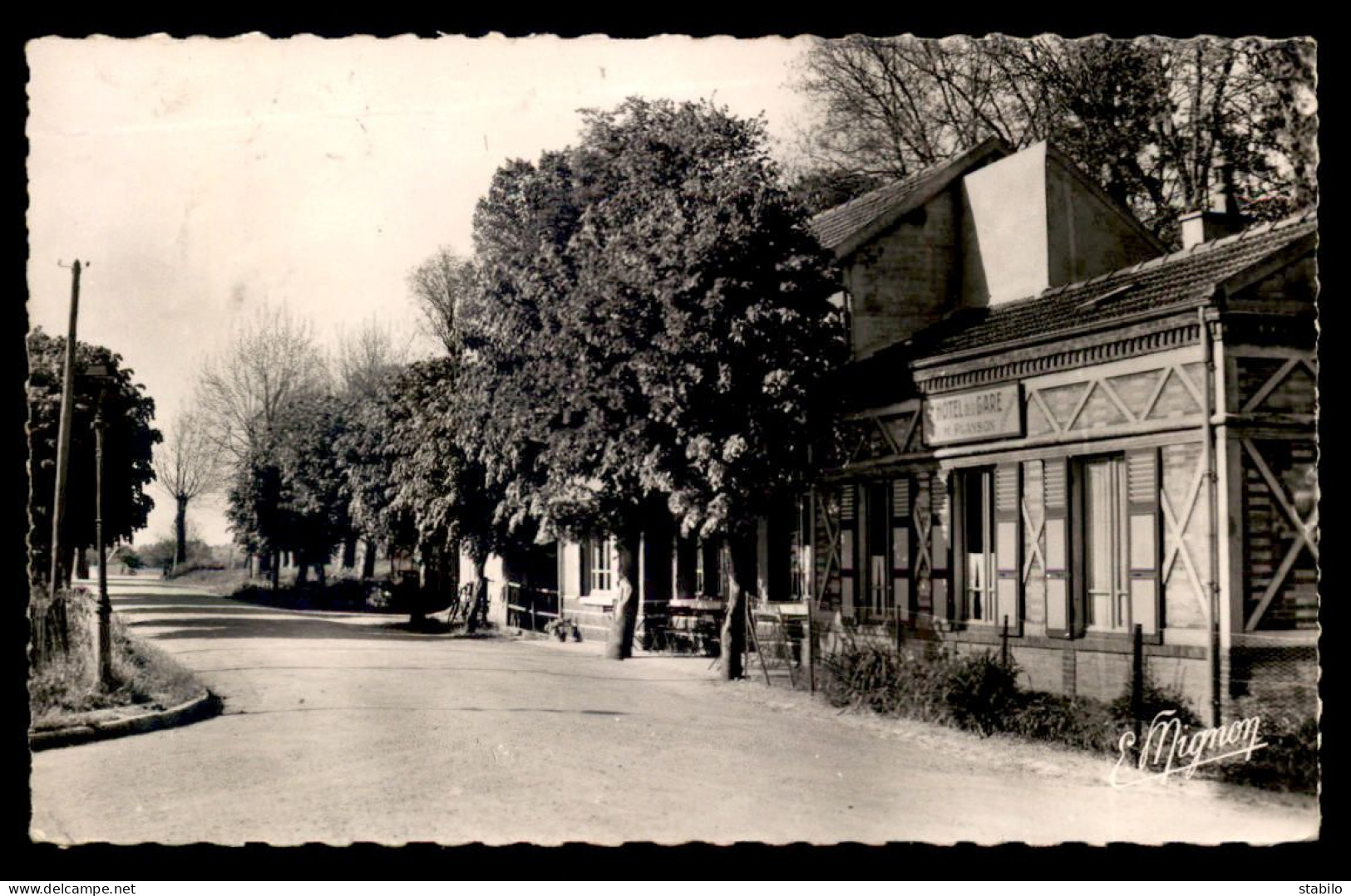 02 - CONDE-EN-BRIE - AVENUE DE LA GARE - CAFE-HOTEL DE LA GARE PLANSON - Other & Unclassified