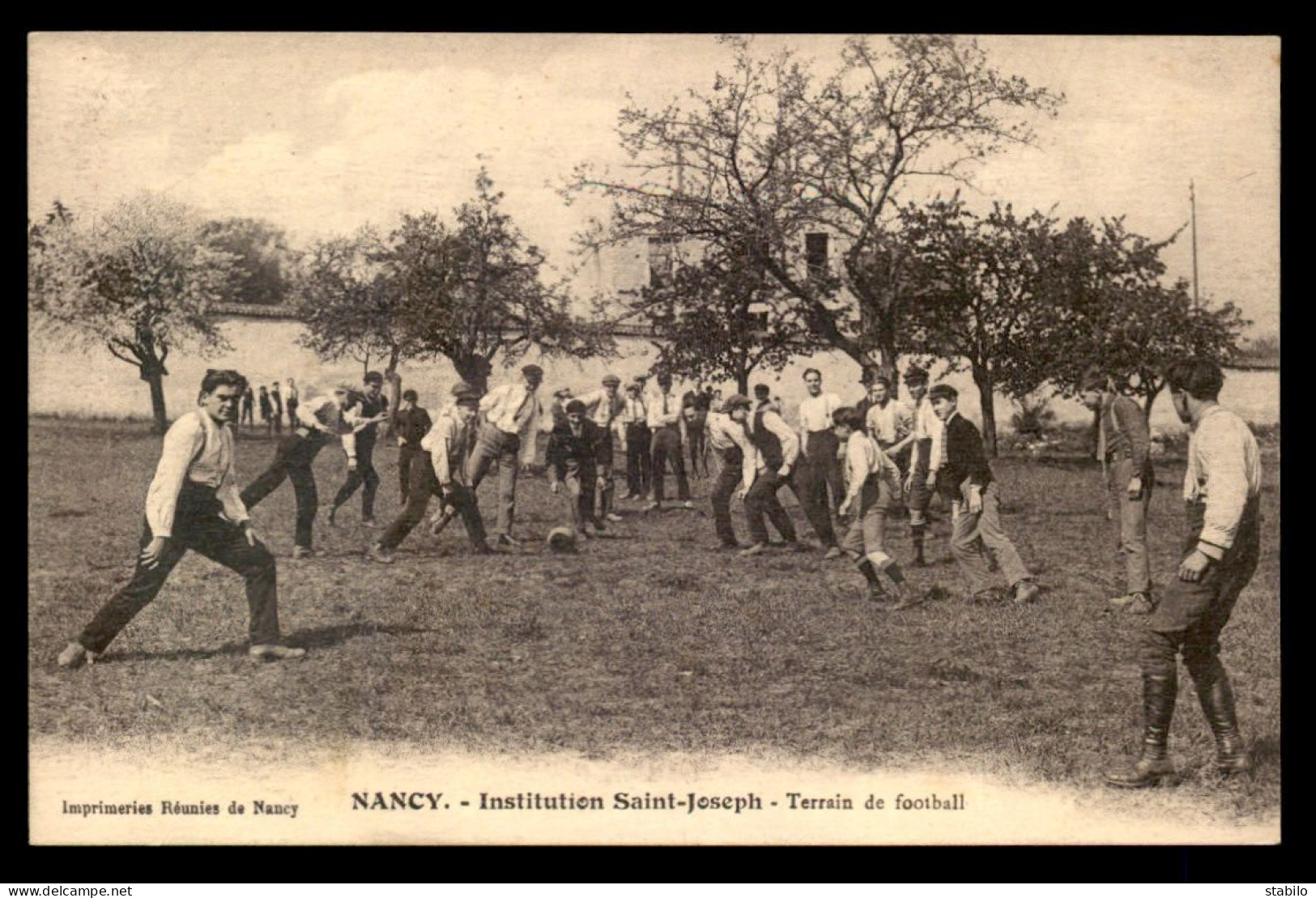 54 - NANCY - INSTITUTION SAINT-JOSEPH - TERRAIN DE FOOTBALL - Nancy