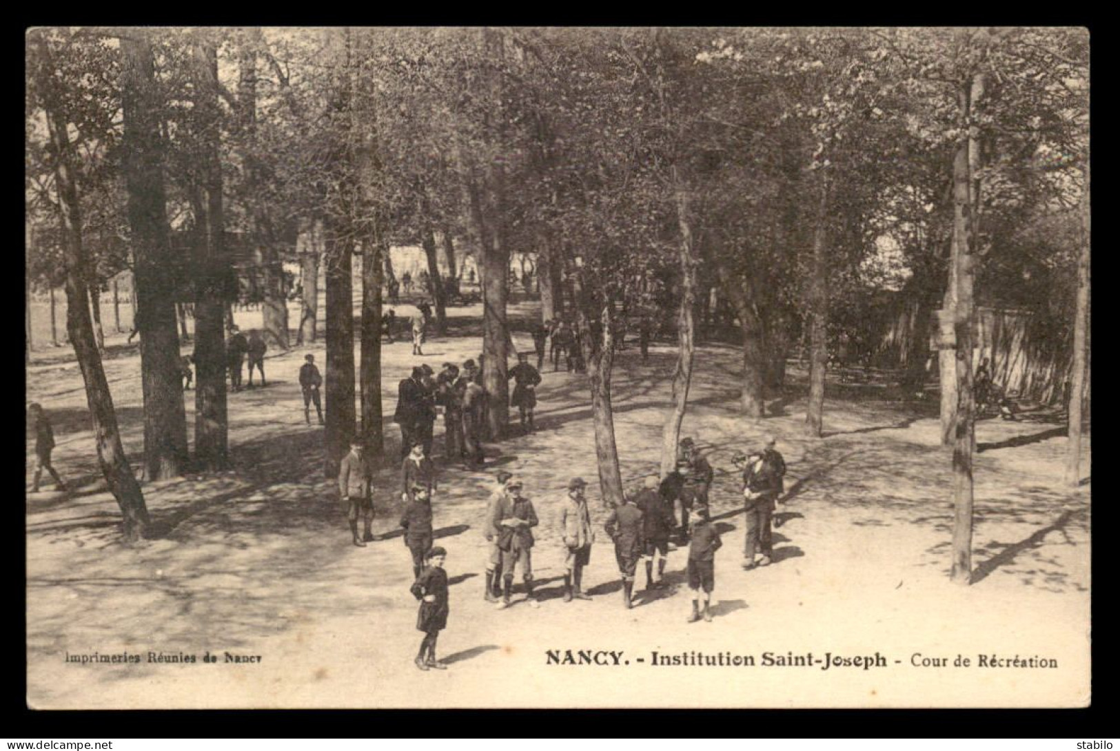 54 - NANCY - INSTITUTION SAINT-JOSEPH - COUR DE RECREATION - Nancy