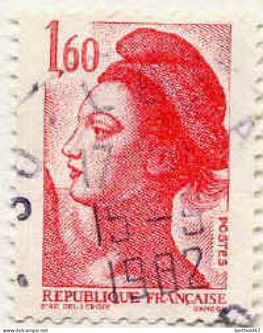 France Poste Obl Yv:2187 Mi:2308A Liberté De Delacroix (TB Cachet Rond) - Used Stamps