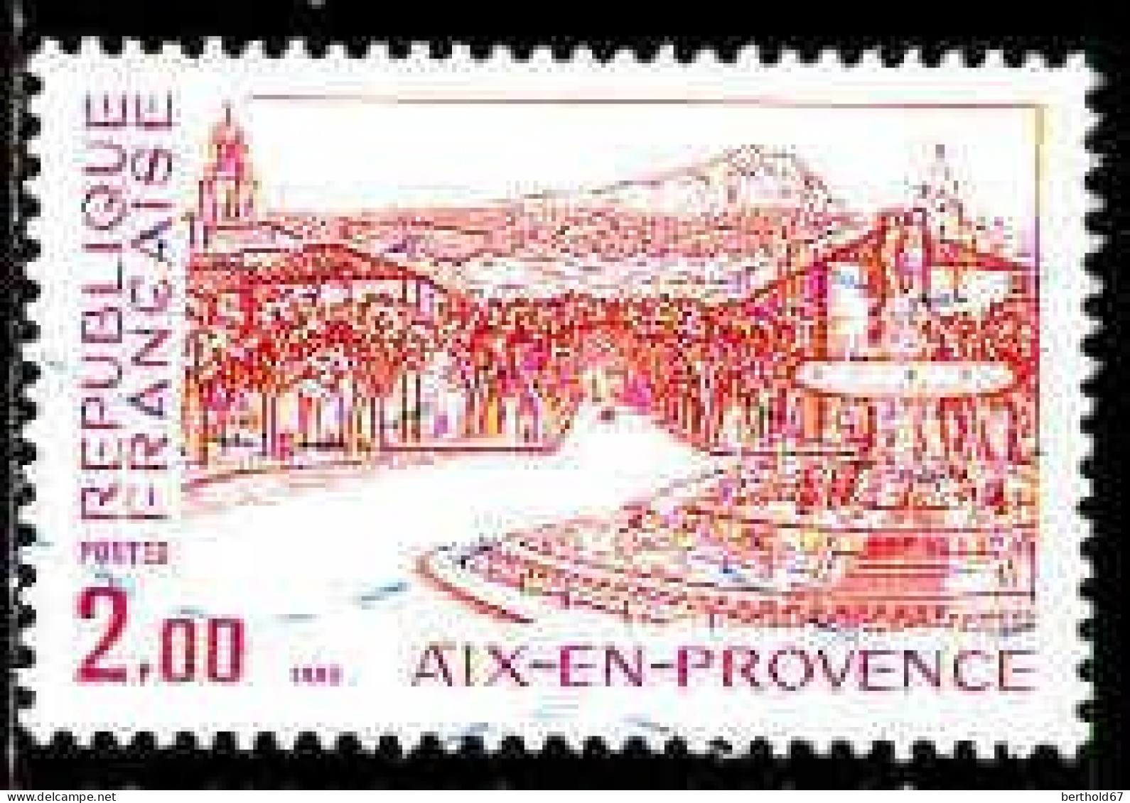 France Poste Obl Yv:2194 Mi:2346 Aix-en-Provence (Lign.Ondulées) - Oblitérés