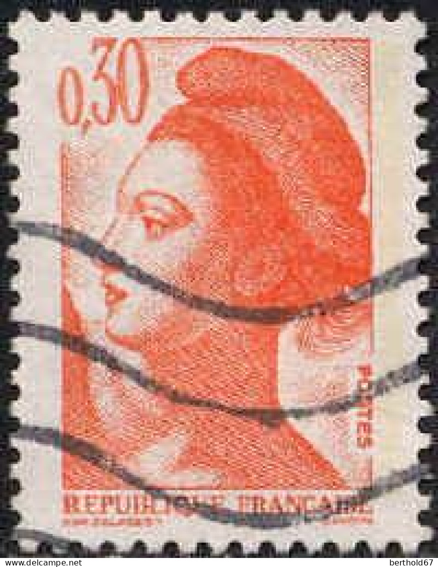 France Poste Obl Yv:2182 Mi:2303A Liberté De Delacroix (Lign.Ondulées) - Used Stamps
