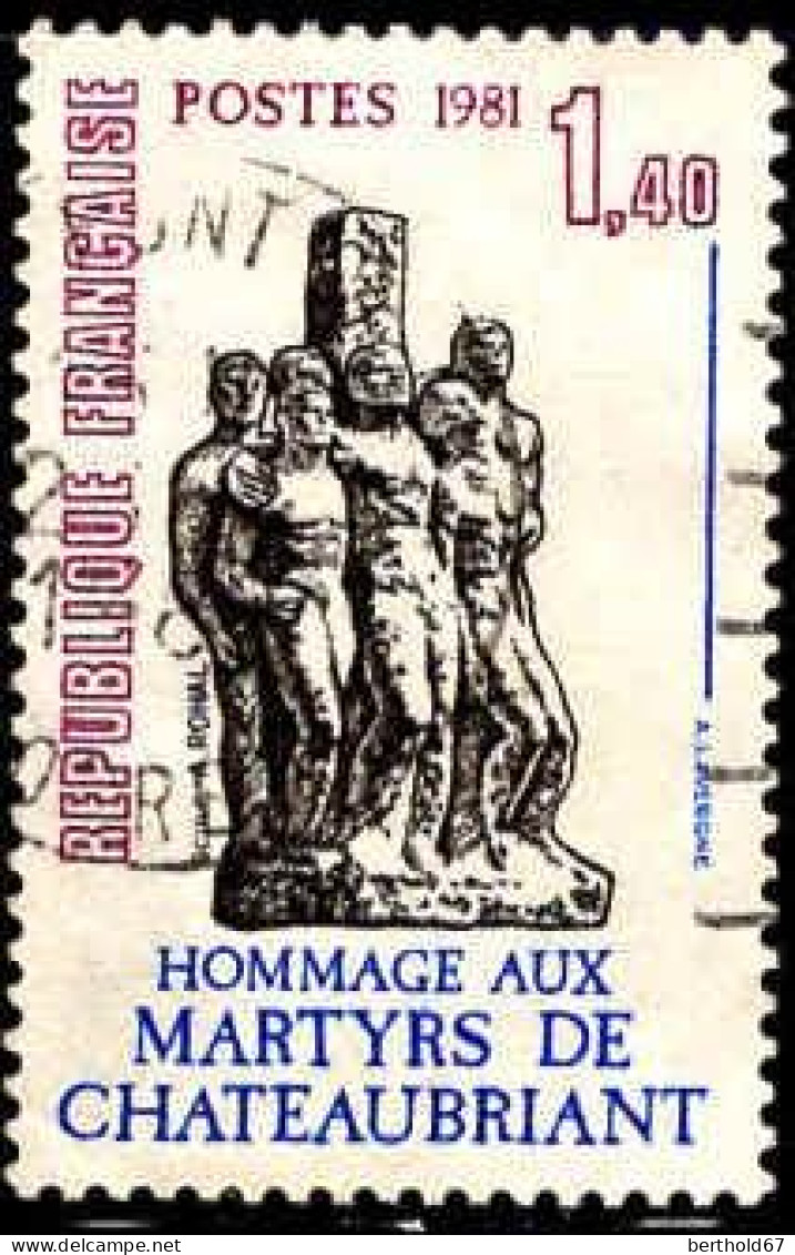 France Poste Obl Yv:2177 Mi:2297 Martyrs De Chateaubriand (Beau Cachet Rond) - Oblitérés