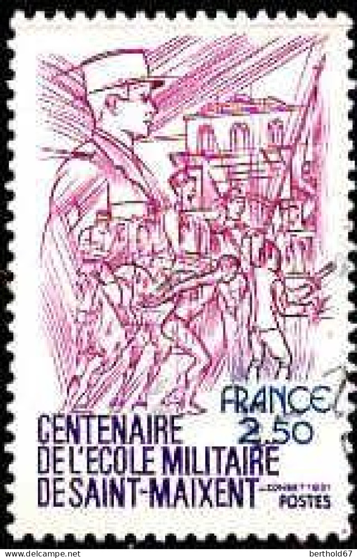 France Poste Obl Yv:2140 Mi:2261 Centenaire De L'école Militaire De St-Maixent (cachet Rond) - Used Stamps