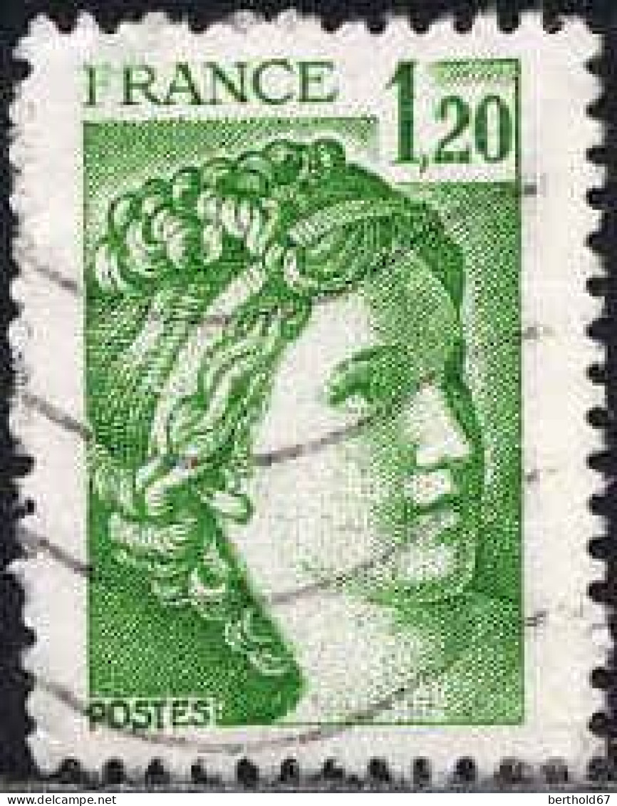 France Poste Obl Yv:2101 Mi:2215A Sabine De David (Lign.Ondulées) - Used Stamps