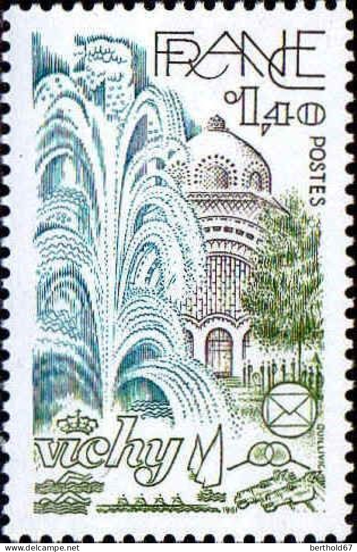France Poste N** Yv:2144 Mi:2268 54.Congrès Philatélique Vichy Thermes - Unused Stamps