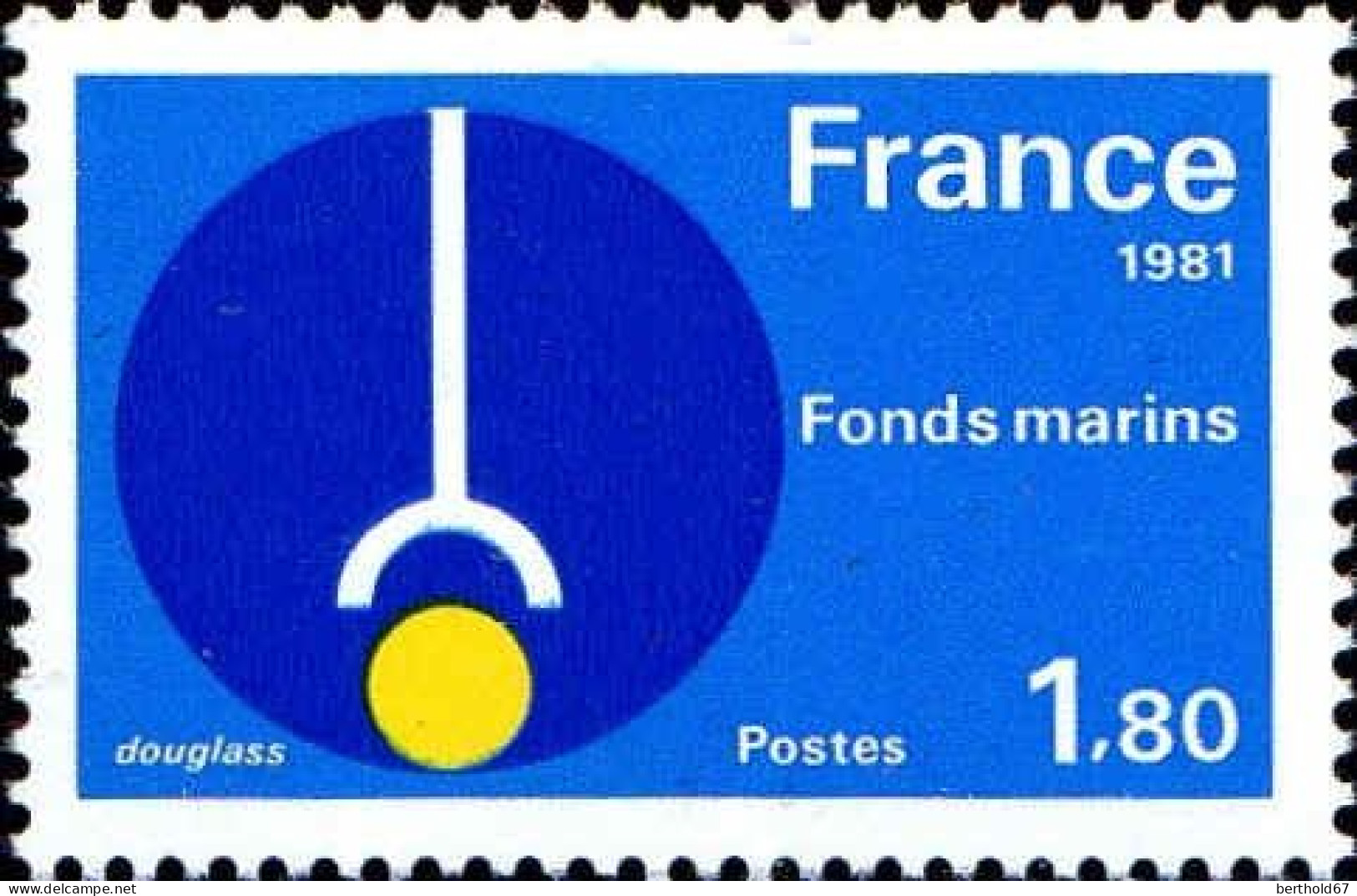 France Poste N** Yv:2129 Mi:2254 Fonds Marins - Unused Stamps