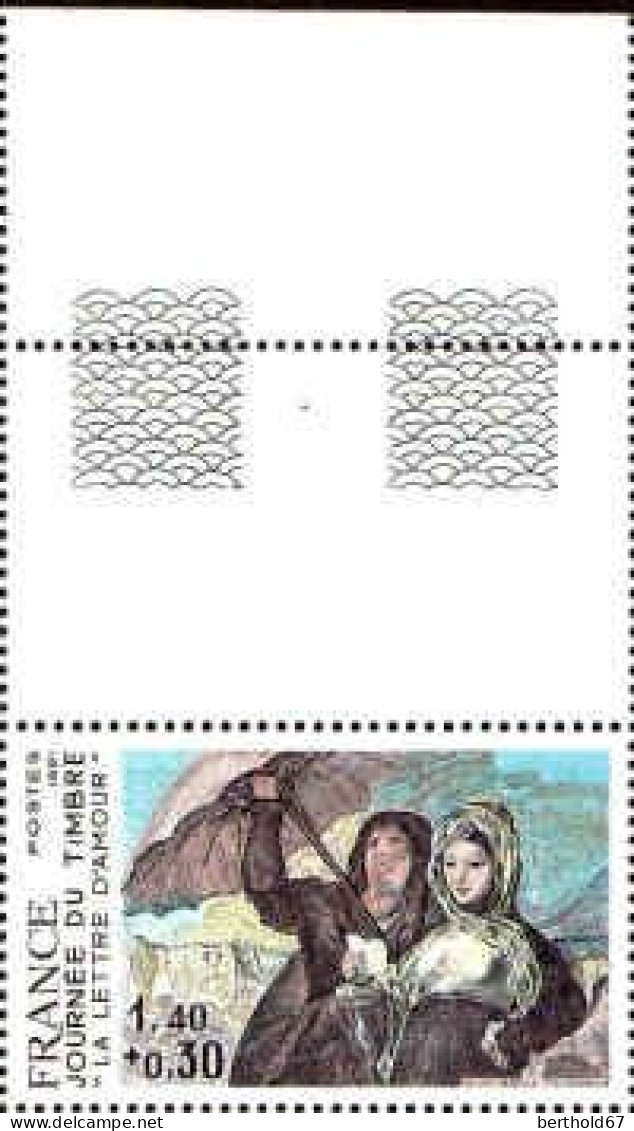 France Poste N** Yv:2124 Mi:2249 Journée Du Timbre La Lettre D'amour (Bord De Feuille) - Unused Stamps