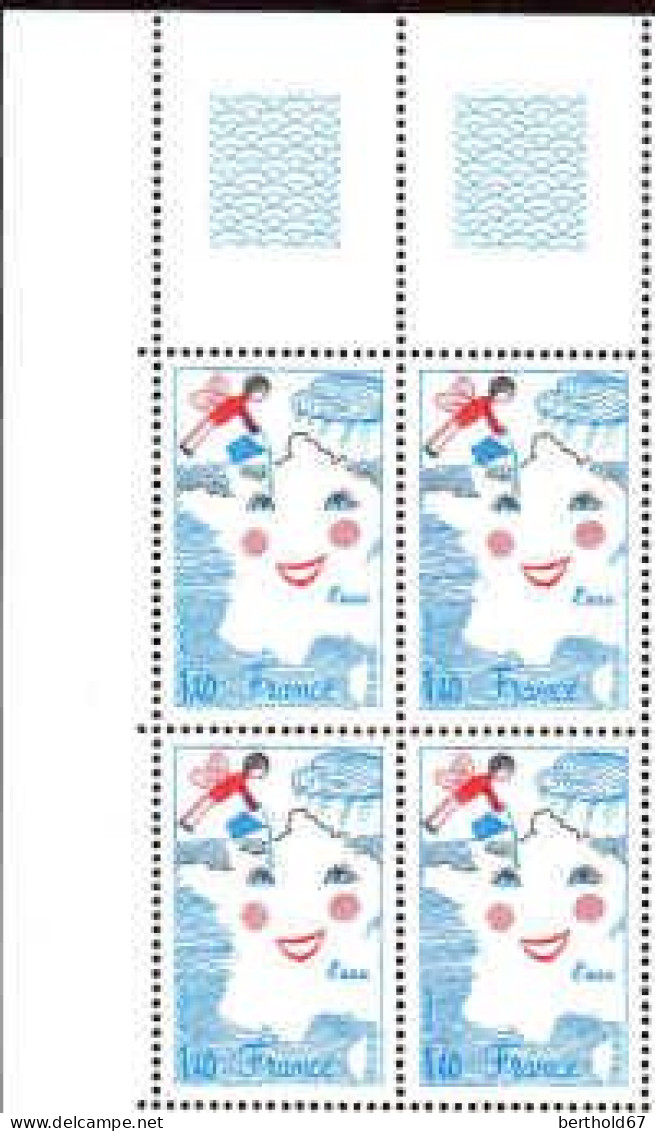 France Poste N** Yv:2125 Mi:2250 L'eau (4x Coin De Feuil) - Unused Stamps