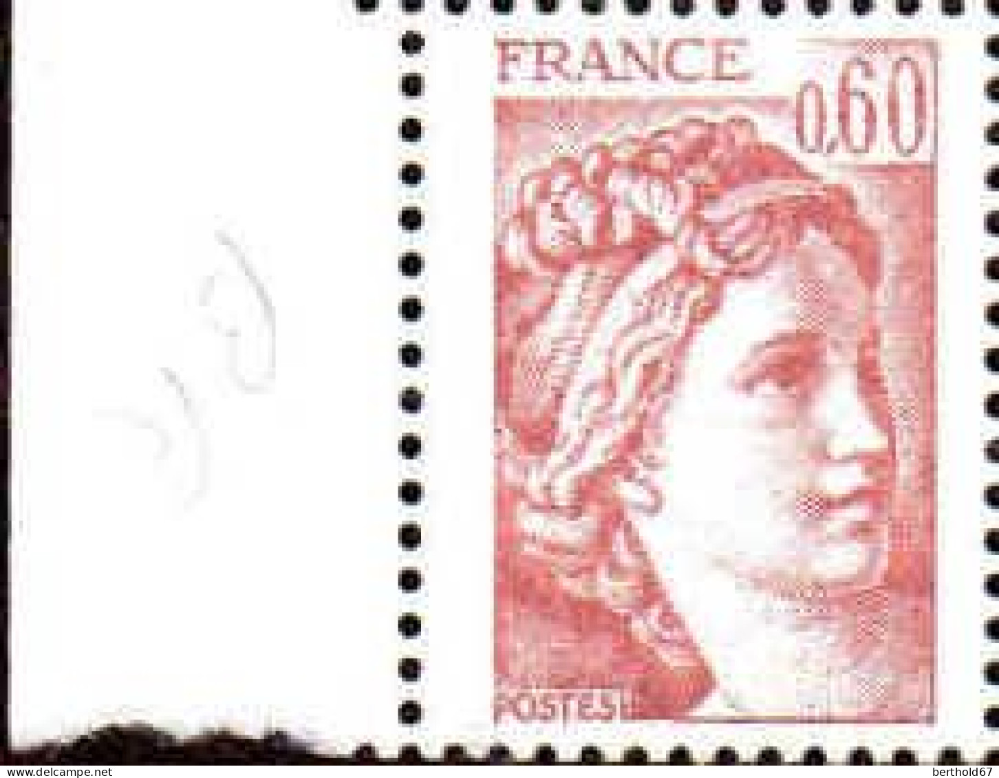 France Poste N** Yv:2119b Mi:2236z Sabine De David Bord De Feuille - Unused Stamps