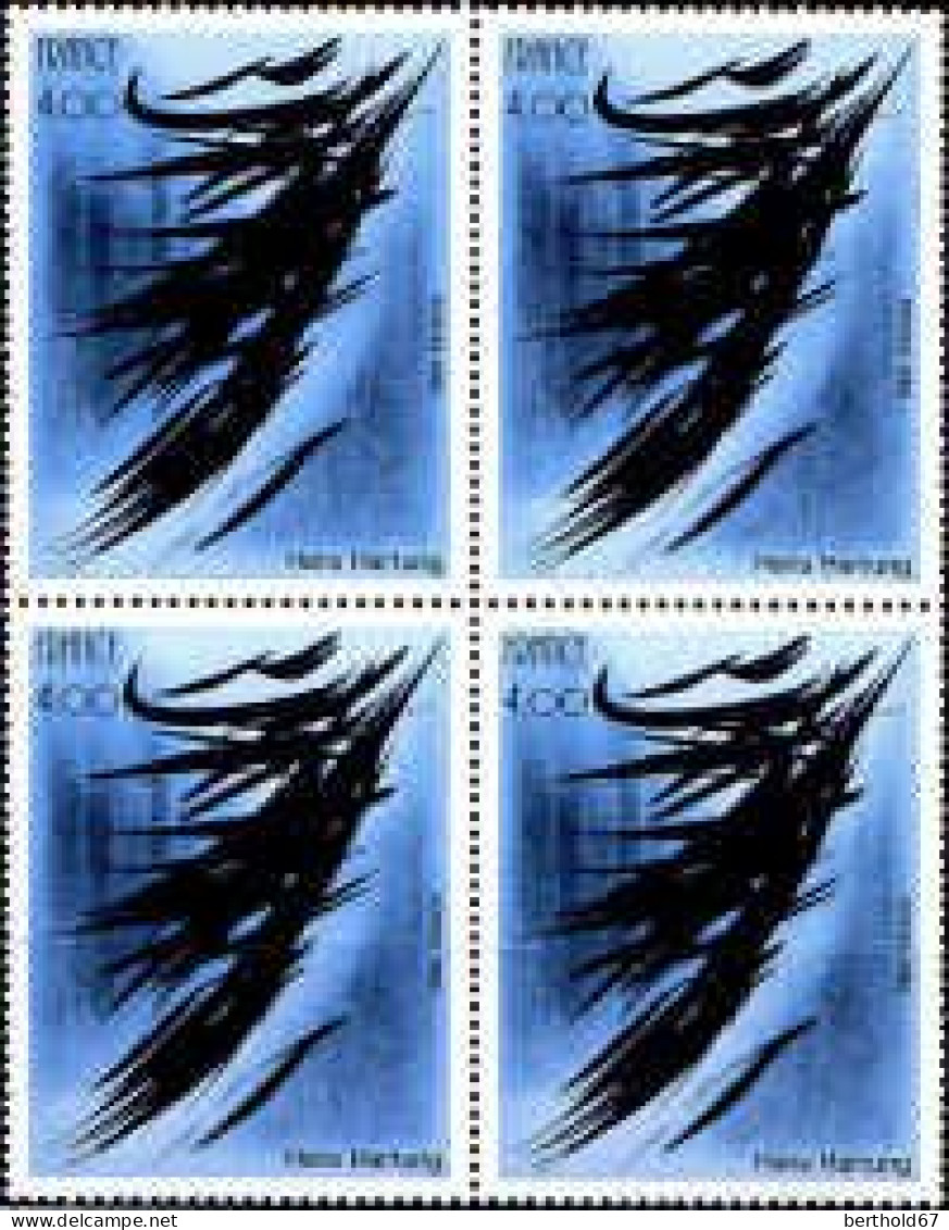 France Poste N** Yv:2110 Mi:2234 Hans Hartung (Bloc De 4) - Unused Stamps
