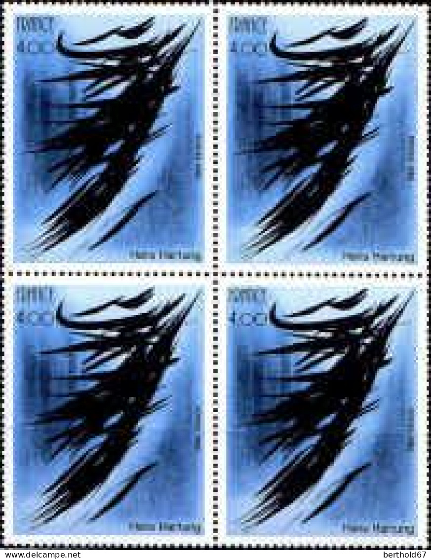 France Poste N** Yv:2110 Mi:2234 Hans Hartung (Bloc De 4) - Ungebraucht