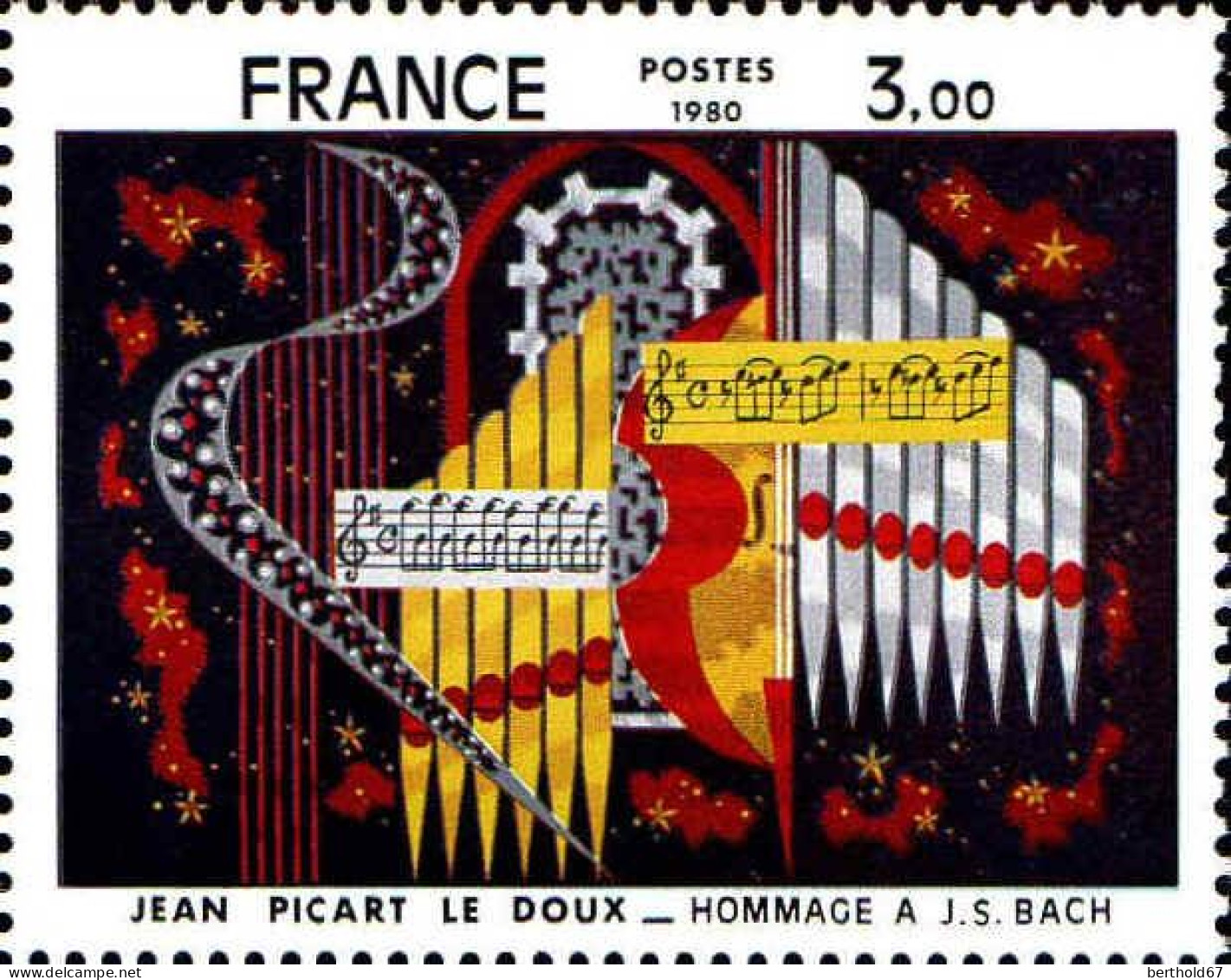 France Poste N** Yv:2107 Mi:2220 Jean-Pierre Le Doux Hommage à Bach - Unused Stamps